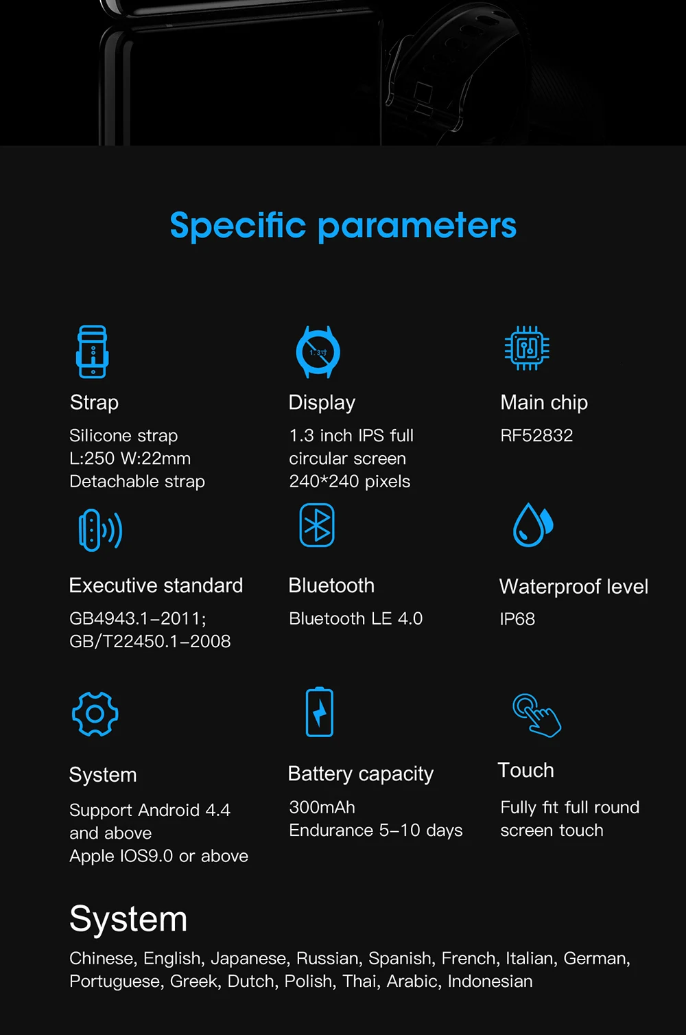 Lokmate Bluetooth Fitnesss трекер SmartWatch для мужчин ECG PPG пульсометр кровяное давление музыка 5ATM водонепроницаемый смарт часы для Ios