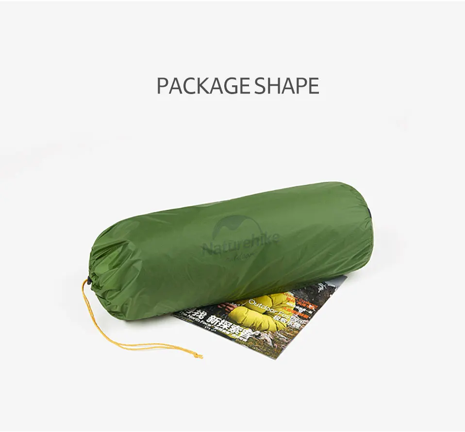 Barraca de Acampamento com Pegada Tenda para 2 Naturehike Ultraleve Opalus Túnel Persons 4 Pessoas 20d - 210 t Tecido Livre Nh17l001-l 11 persons 4 pessoas 20d 210 t tecido