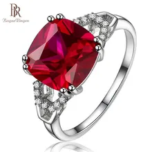 Bague Ringen, дизайн, кольцо, геометрическое серебро 925, кольца для женщин, мозаика, цветной рубиновый Изумрудный сапфир вечерние ювелирные изделия, подарок для женщин