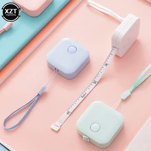 

1 Piece Of Leather Soft Ruler Portable Candy Color Tape Measure 1.5 Meters Metric Inch Flexible Ruler Stationery Office Supplies