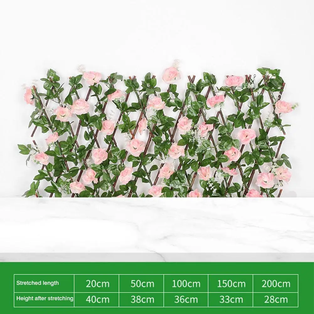 Retractable-Garden-Fence-Artificial-Cherry-Blossoms-Fence-With-Flowers-And-Leaves-Privacy-Barrier-Garland-Wedding-Fence.jpg Behúzható Kerti Kerítés Mesterséges Cseresznyevirágok Virágokkal És Levelek Magánéletű Akadályok Koszorú Esküvői Dekoráció - Image 6