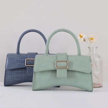 

Crocodile Pattern Shoulder Bag High Quality Luxury Handbag Crossbody Bags For Women Designer 2020 Fashion Women Purse