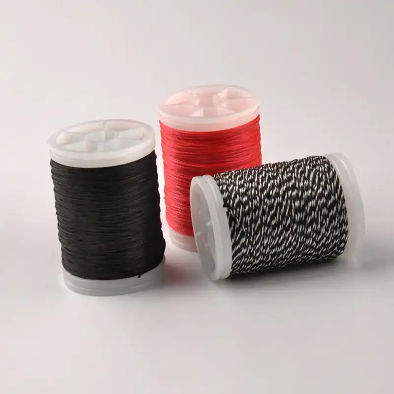 JVSISM Professional Bow String Serving Thread 110M//Roll Thickness For Various Bow String Archery Black+White