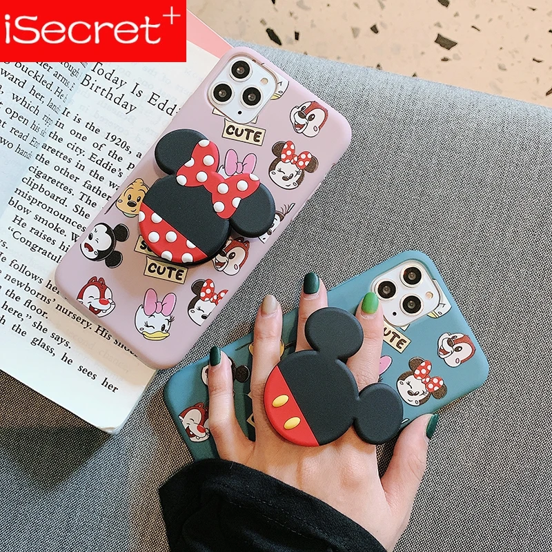 Горячий мультфильм мышь держатель кольцо Мягкий силиконовый чехол для телефона