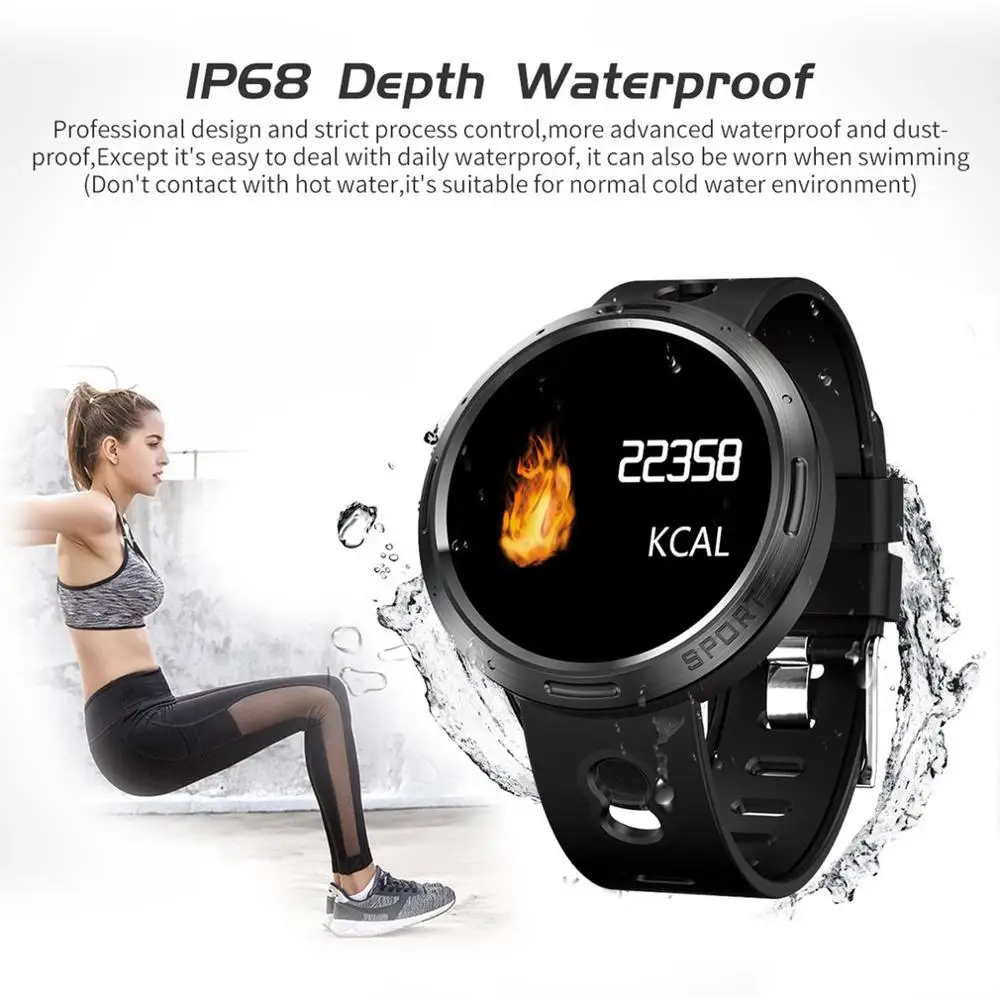 M58 Round Screen Smart Bracelet Color Screen Heart Rate Remote Control Camera Sleep Monitoring Bracelet