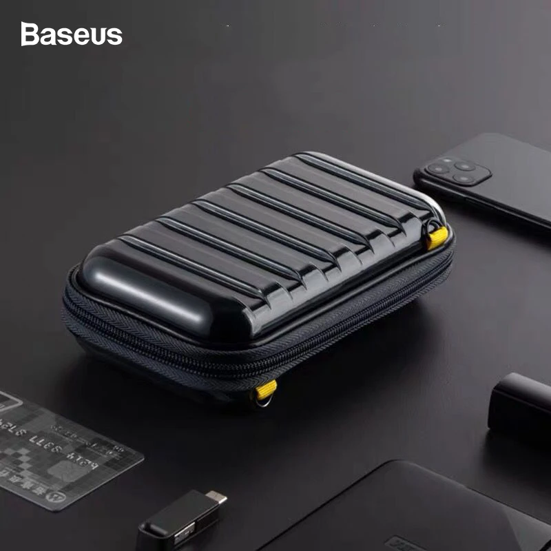 Baseus Водонепроницаемая цифровая сумка USB кабель SD карта наушники мобильный