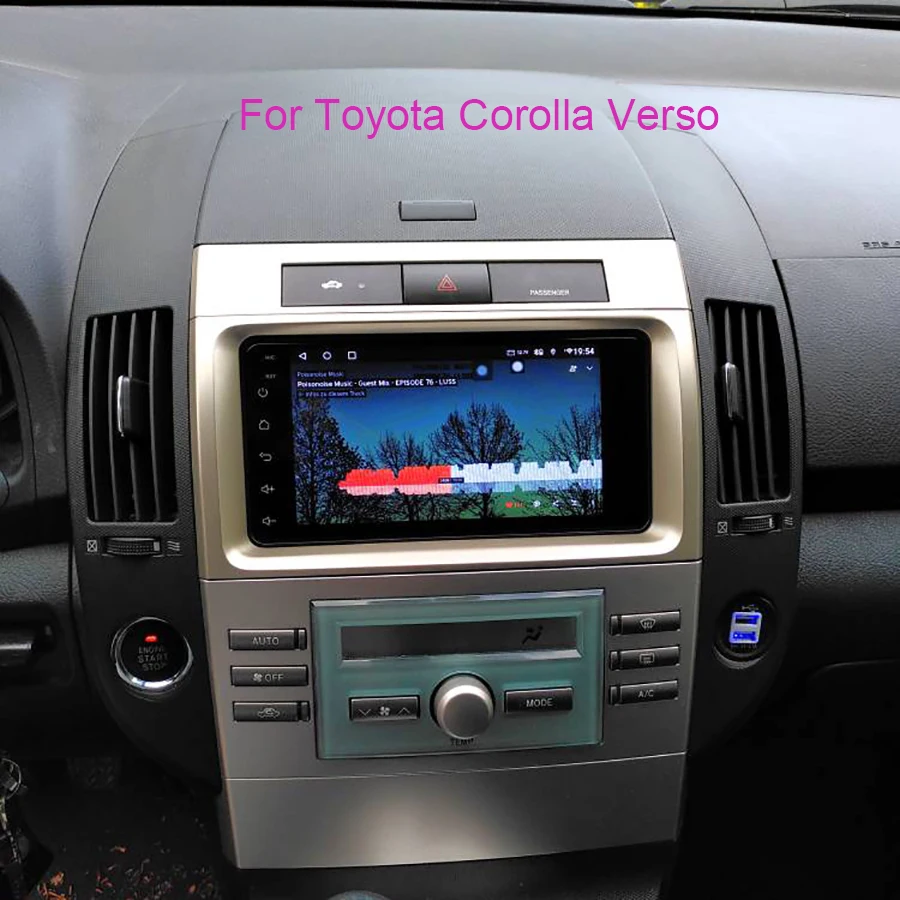 Автомагнитола 128 ГБ для TOYOTA Corolla Verso 2006 2007 2008 Android автомобильный мультимедийный
