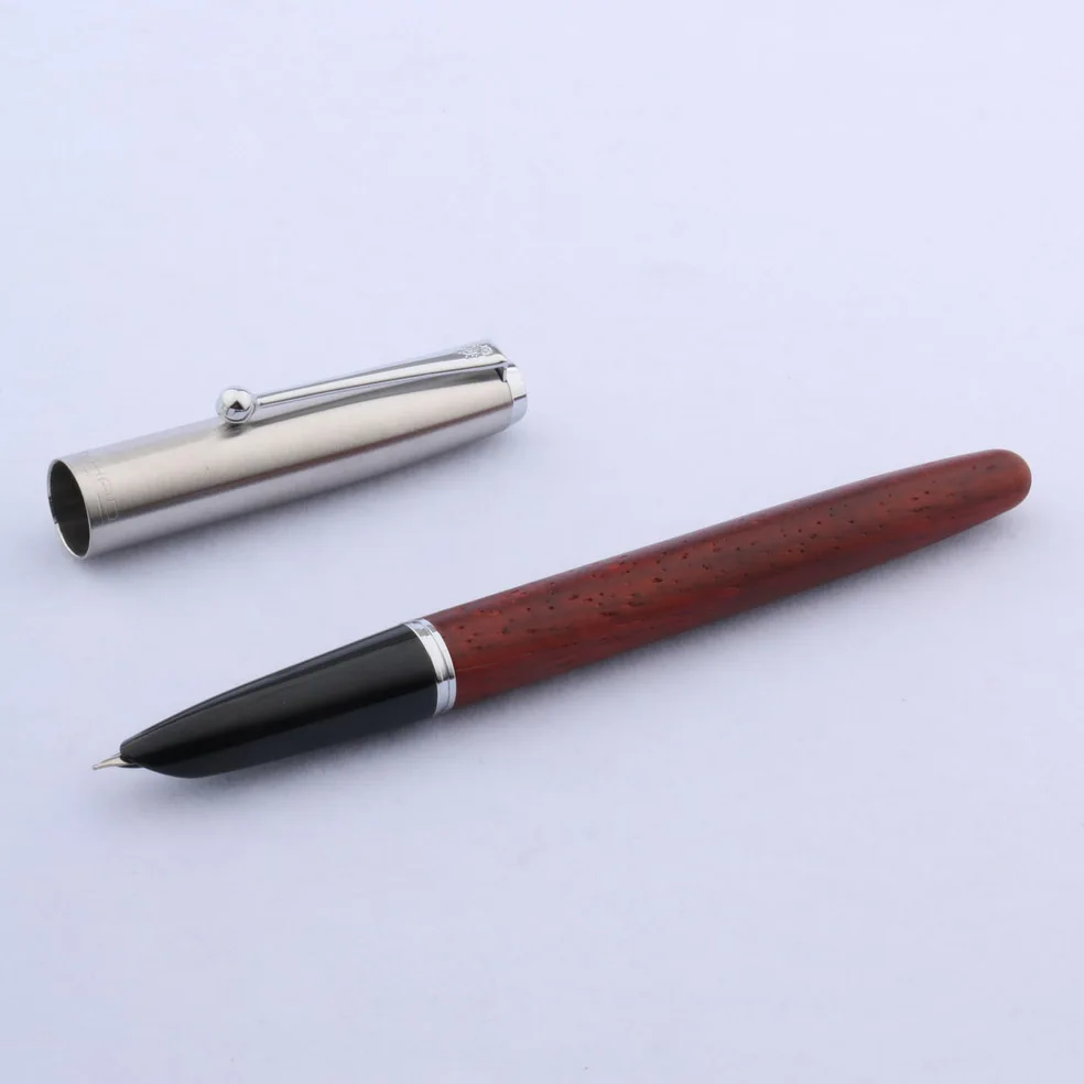 A1 JINHAO 51-A Деревянный Цвет Мода F NIB офисные серебряные Подарочная авторучка - Цвет: A1