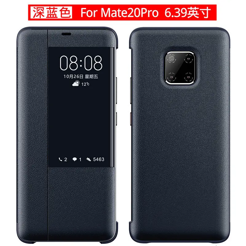 Переплет для huawei P30, чехлы для телефонов Mate20pro с высоким разрешением, защита кожи, оболочка P30por, ремонт Avnipa, защита, осень, 30 цветов X - Цвет: Sapphire Blue