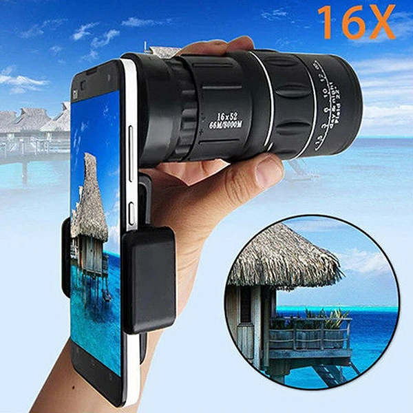 

NEW Monocular Waterproof High Definition Telescope Spotting Scope Phone Photography Adapter for Bird Watching Secenery