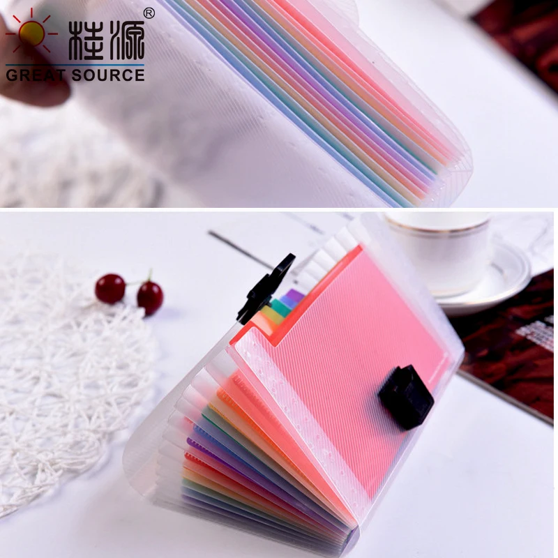 MQQ 확장 파일 폴더, 12 레이어 파일 정리함, 휴대용 가방, A6 파일 보관 178*105*30mm(L7.01 인치 * W4.12 인치 * D1.18 인치), 20 개