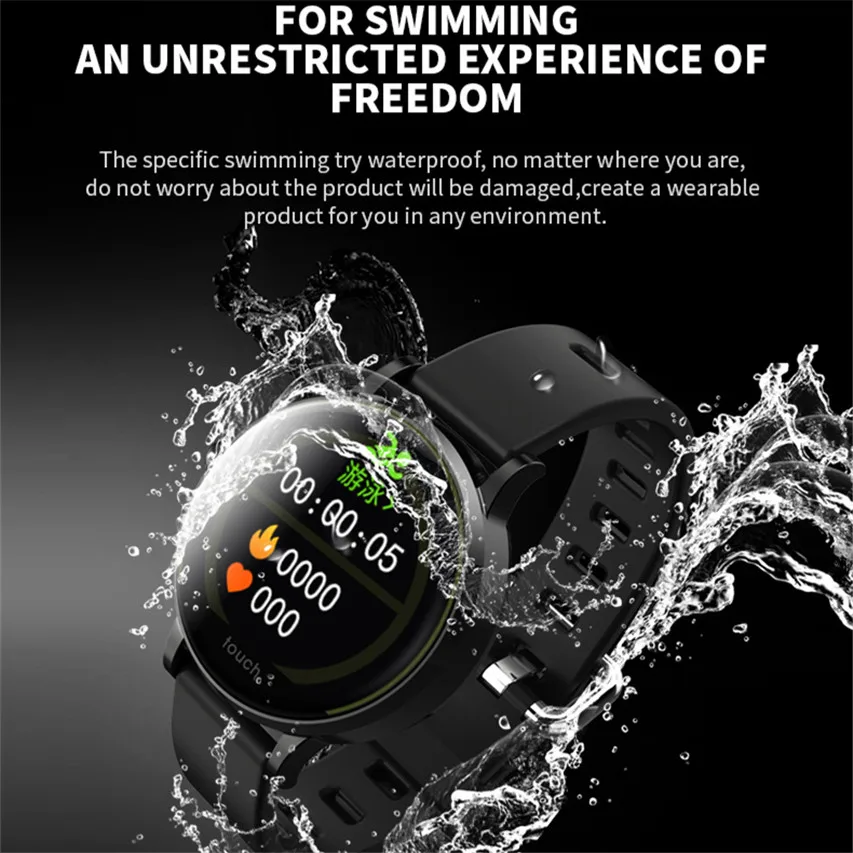 NEW Smart BINSSAW 2020  Bracelet Band With Heart rate Monitor ECG Blood Pressure IP68 Fitness Tracker Wrisatband Smart Watch+BOX