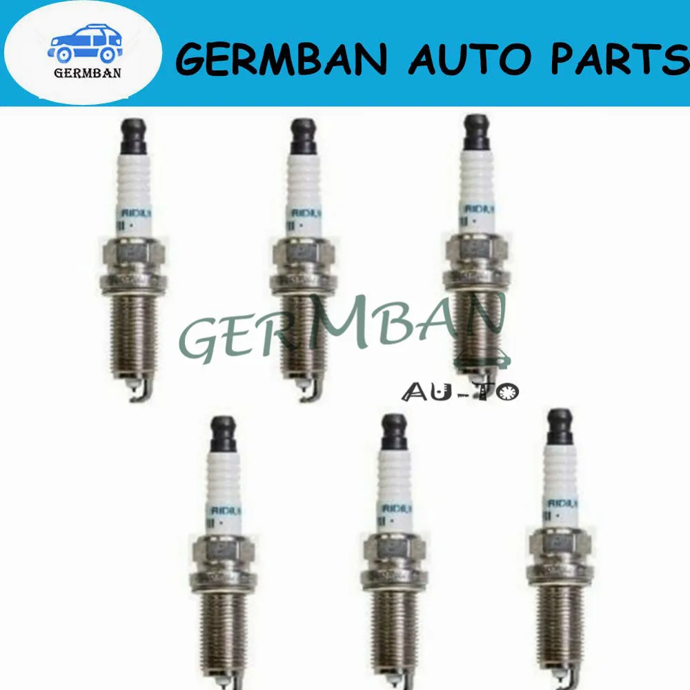 

Набор из 6 12290R40A01, 12290R40A02, 12290R48H01, 12290R70A0 1 иридиевая Свеча зажигания 3436 для Chrysler Jeep Hyundai Honda 06-18