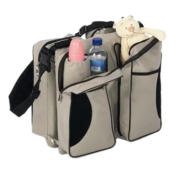

3-in-1 Mommy Changing Bag - Travel Bag - Cradle - Station