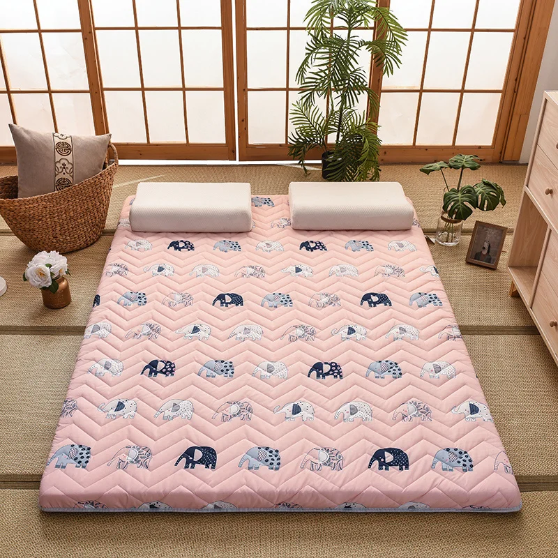 

Breathable mattress upholstery thick folding floor sleeping mat household 1.2m 1.5m mattress quilt single moisture-proof