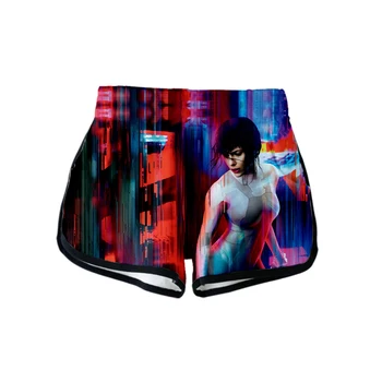 

2020 Anime Ghost in the Shell SAC_2045 kusanagi motoko 3D print Summer Women Casual Cute girl Hot Sale Sexy Shorts Clothes