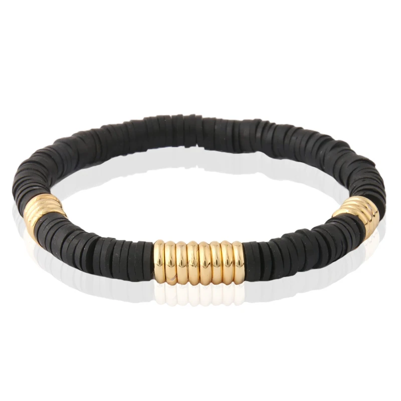35cm Necklace Soft Pottery Bracelets For Women Stainless Steel Bracelet Beach Jewelry