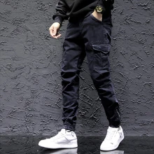 Новинка, мужские хлопковые повседневные штаны, уличная одежда в стиле хип-хоп, спортивные штаны, штаны для бега, тактические штаны, мужские брюки-карго, Pantalones Hombre