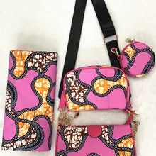 Африканская вощеная ткань принтом африканская кружевная ткань с 2 шт. женские сумки из натуральной кожи горячая Распродажа Анкара Ткань 6 ярдов хлопчатобумажной ткани для платья TN-A58