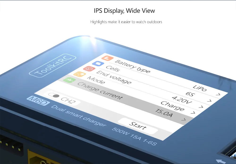 ツールキットrc m6dミニスマートチャージャーDCデュアル
