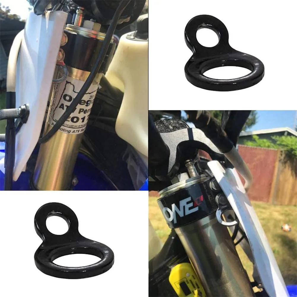2Pcs Tie Down Strap Rings Point Securing Stainless Steel For Motorcycle Dirt Bike ATV UTV Trailers Trucks Accessories