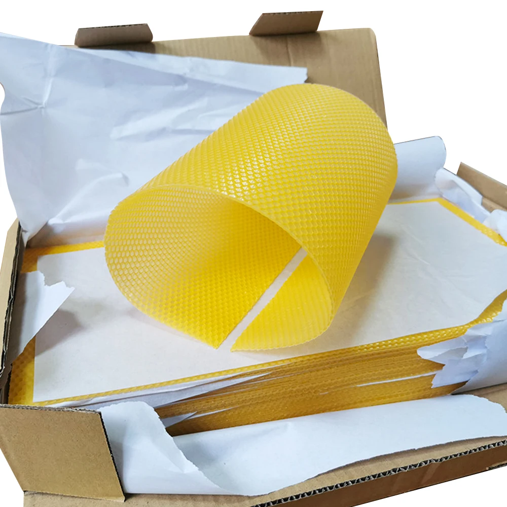 30 шт. вощина для пчелиного воска Mellifera Hive с сопротивлением Вафельная Ткань