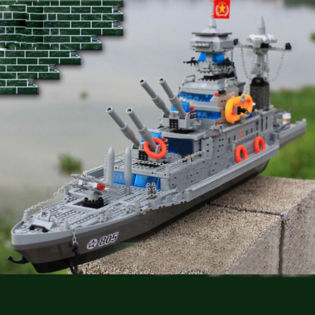 1760 шт., военный корабль, серия самолетов, крейсер, строительный блок, модель, Небольшие частицы, конструктор, несущая модель, игрушка, укладка