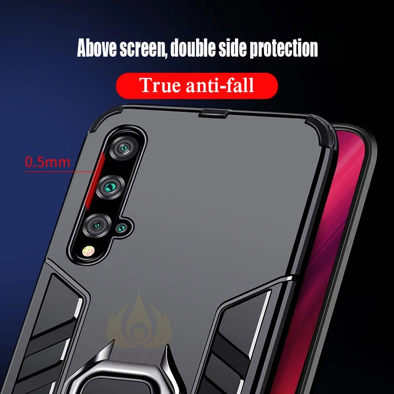 Супер Сильный магнитный автомобильный кольцевой чехол для телефона huawei Honor 20 Honor 10i 10 Lite бронированный чехол s для 8X9X20 Pro 7A 7C P умный чехол s