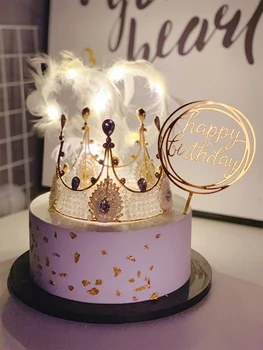 

Sweet Angel Wings Cake Toppers Set Happy Birthday Cake Topper Kids Happy Birthday Cake Topper Wedding Cake Decoration Supplies