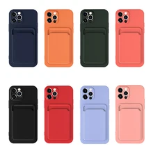 Card Pocket Protective Silm Hybrid TPU Wallet case For Apple iPhone 13 12 11 Pro Max XR XS MAX 7 8 Plus Cover Lightweight