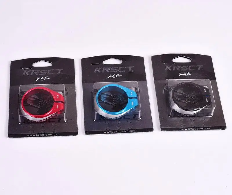 Seat Post Clamp CNC 6061 aluminum alloy 34.9MM mountain bike road bike  ultra light bicycle seat pipe clamp for 31.6MM Seatposts