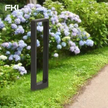 FKL лужайка светильник светодиодный Современный Открытый водонепроницаемый светильник простой квадратный садовый светильник для лужайки Открытый Пейзаж Двор уличный светильник