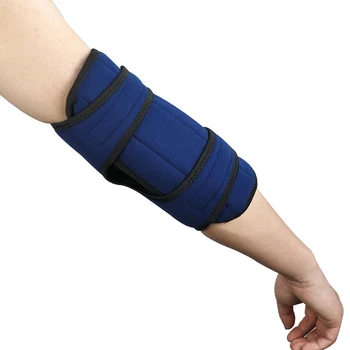 

Fixed Elbow Guard Steel Plate Brace Practical Elbow Support Elbow Pad Breathable Elbow Brace Blue