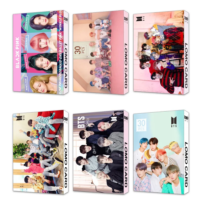 

30 Pieces / Set Kpop Bangtan Boys Album Album Soul Persona Self Made of Paper Card Poster Photocard Lomo Card Suga Jungkook