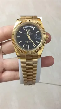 

Rolex- Women Men's Quartz Watch fashion Gift gold Casual Waterproof Silicone strap watches 1552 Orders