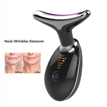 

Neck Wrinkle Remover Skin Tighten LED Photon Therapy EMS Vibration Heat Reduce Double Chin Anti Wrinkles Remove Skin Care Tools
