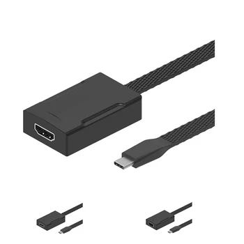 

Type-c to HD Female Adapter USB-C to VGA Video Cable Male to Female 4K Converter Cord Replacement for Macbook Laptop