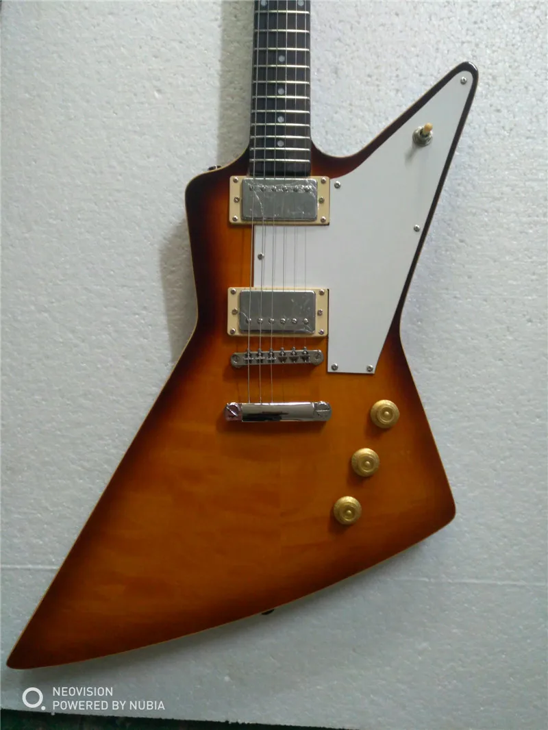 

Customized irregular shape 6 string electric guitar, professional guitar playing, beginners electric guitar