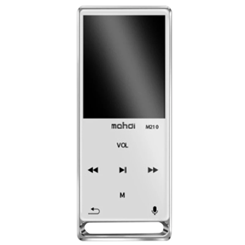 FFYY-Mahdi M210 Mp3 плеер Bluetooth пресс-экран 1,8 дюймов портативный спортивный Usb Hd Hifi музыкальный плеер 16 Гб Поддержка Tf карты - Цвет: Blue