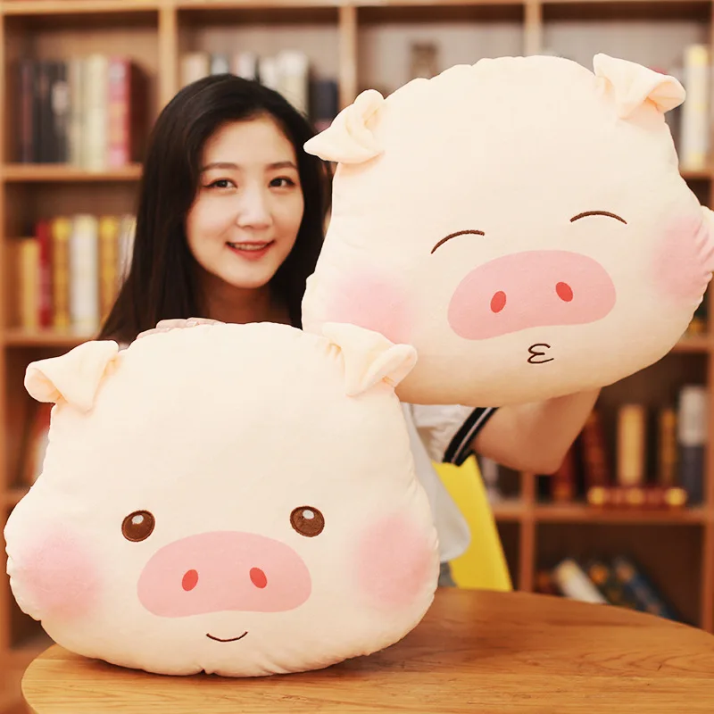 

Pig Nap Pillow Hand Warmer Pillow Blanket Dual Purpose Car Three-in-One Office Cushion Lunch Break Air Conditioner Blanket
