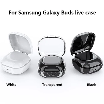 

Wireless Earphone Cover For Samsung Galaxy Buds Live Soft Protective Headphone Cover Shell Clear TPU Skin Cover TXTB1