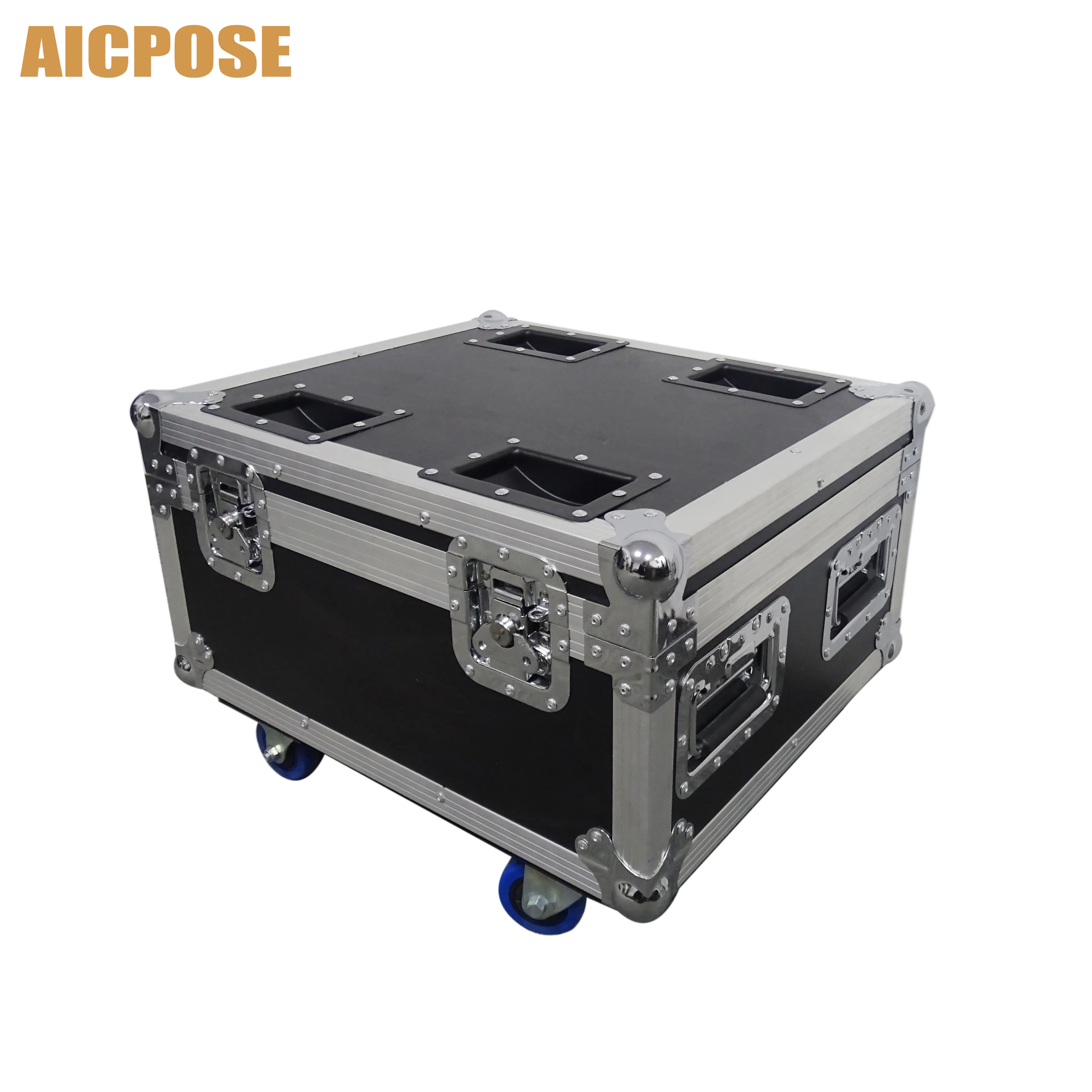 8 шт. 18x12 Вт led Par огни RGBW 4в1 плоский par led с чехол для полета dmx512 Дискотека профессиональный сценический dj оборудование