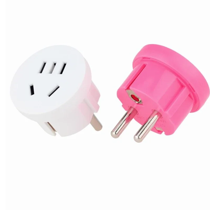 1pcs US To EU Plug Converter KR Travel Adapter Socket AC Power Plug