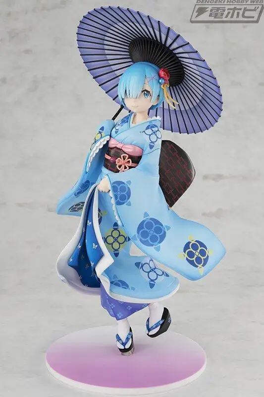 Новое кимоно с нулевой основой для жизни в мире REM Ukiyo-E 1/8 Garage Kit