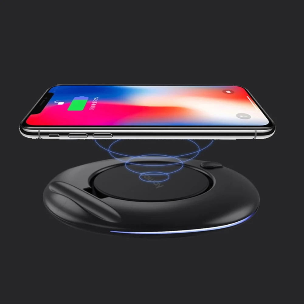 Xiaomi Boway Z1 складное Беспроводное зарядное устройство Горизонтальная Вертикальная 7,5 Вт/10 Вт type-C кабель для передачи данных Быстрая зарядка для телефона Android iOS