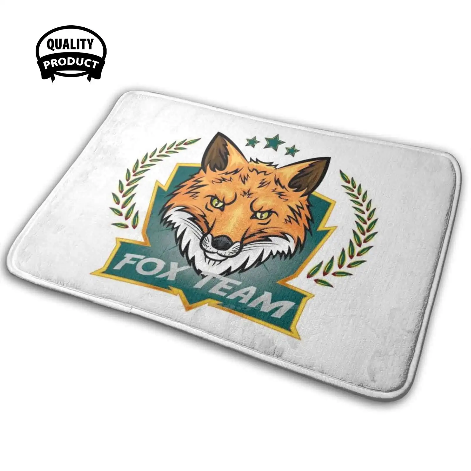 Лиса 2 команда логотип мягкие интересные товары для комнаты ковер лиса эспорта