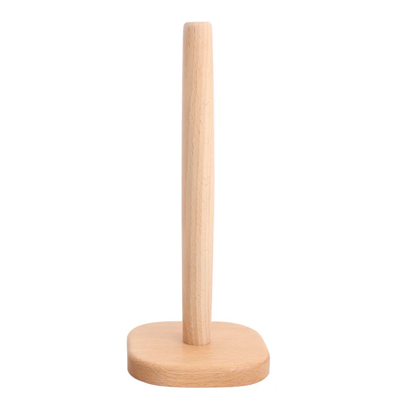 

Tissue Racks Napkin Holder Paper Towel Stand Beech Wood Durable Organizer Shelf Home Garden Supplies