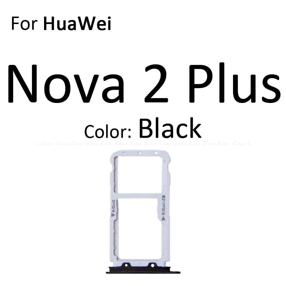 Высокое качество Micro SD/Sim карты лоток гнездо адаптера для Huawei NOVA 2 Plus Разъем Держатель Слот ридер контейнер