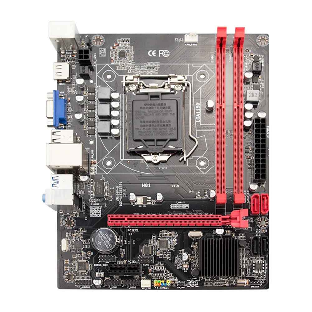 H81 USB интерфейс DDR3 аксессуары SATA 3 0 материнская плата компьютер M ATX 16G cpu сильная