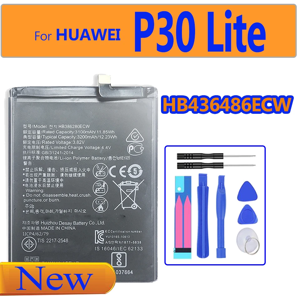 Battery HB356687ECW For Huawei Nova2 Plus Nova 2s Nova2s Mate10 lite Mate9 Lite P30 G10 Honor 7X 9i Mate SE | Мобильные телефоны и